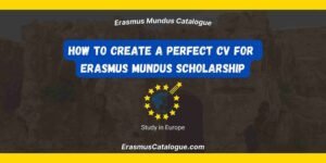 CV for Erasmus Mundus
