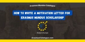Motivation Letter for Erasmus Mundus