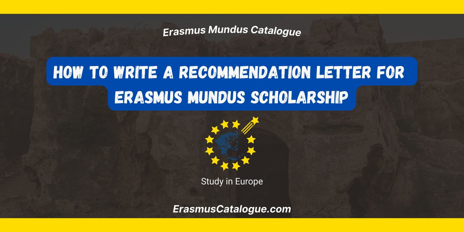 Recommendation Letter for Erasmus