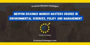 MESPOM Erasmus Mundus