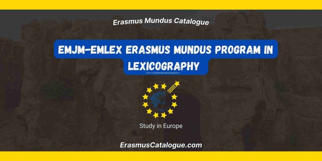 EMJM-EMLex Erasmus Mundus Program in Lexicography