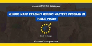 MUNDUS MAPP Erasmus Mundus